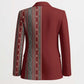 Tunisia Bakhnug Motif Blazer Traditional Tunisian Embroidery Inspired - African Pride