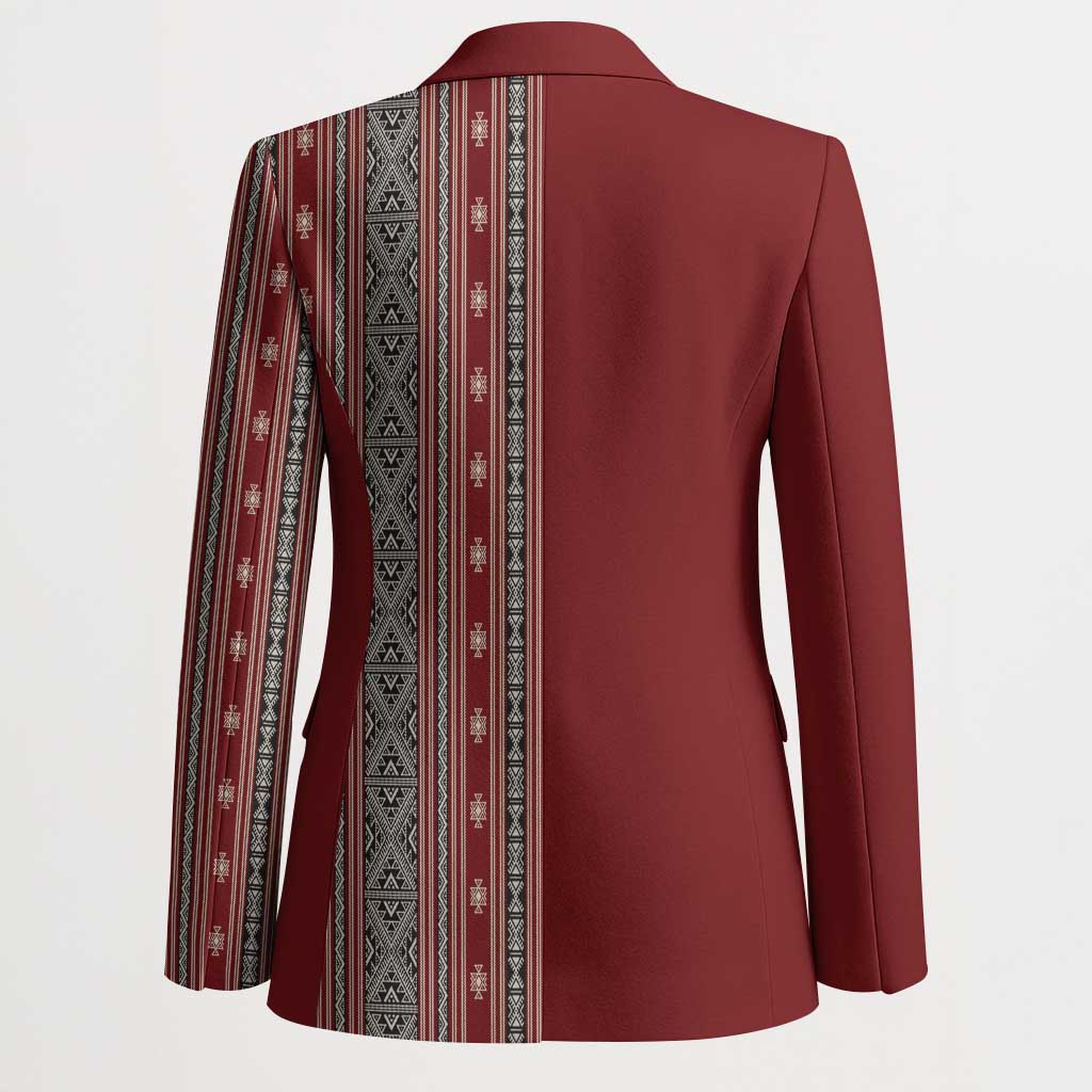 Tunisia Bakhnug Motif Blazer Traditional Tunisian Embroidery Inspired - African Pride