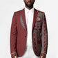 Tunisia Bakhnug Motif Blazer Traditional Tunisian Embroidery Inspired - African Pride