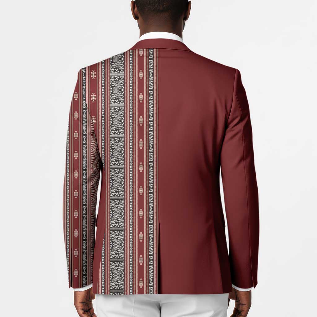 Tunisia Bakhnug Motif Blazer Traditional Tunisian Embroidery Inspired - African Pride