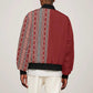 Tunisia Bakhnug Motif Bomber Jacket Traditional Tunisian Embroidery Inspired - African Pride