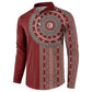 Tunisia Bakhnug Motif Button Sweatshirt Traditional Tunisian Embroidery Inspired