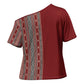 Tunisia Bakhnug Motif Cross Shoulder Shirt Traditional Tunisian Embroidery Inspired - African Pride