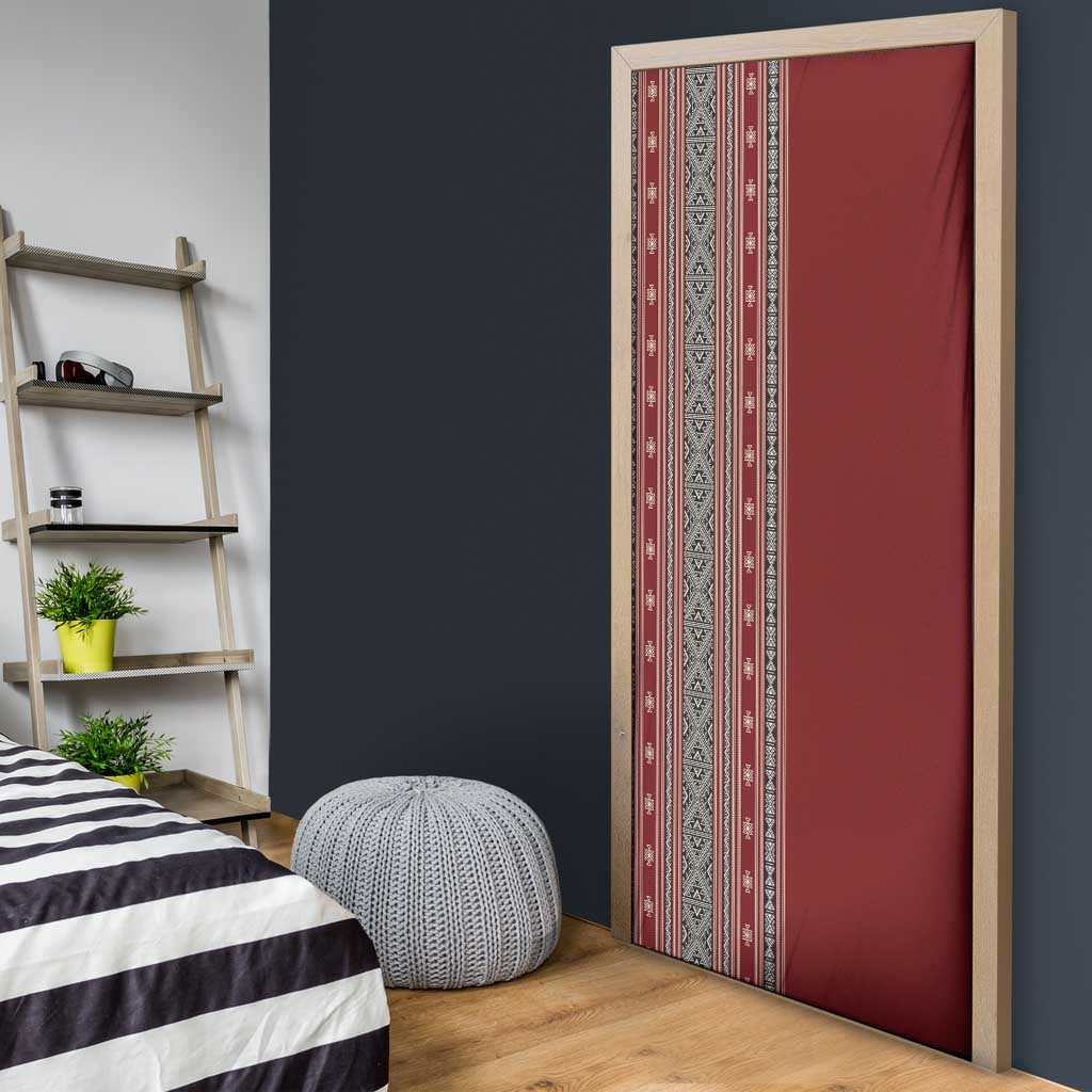 Tunisia Bakhnug Motif Door Cover Traditional Tunisian Embroidery Inspired - African Pride