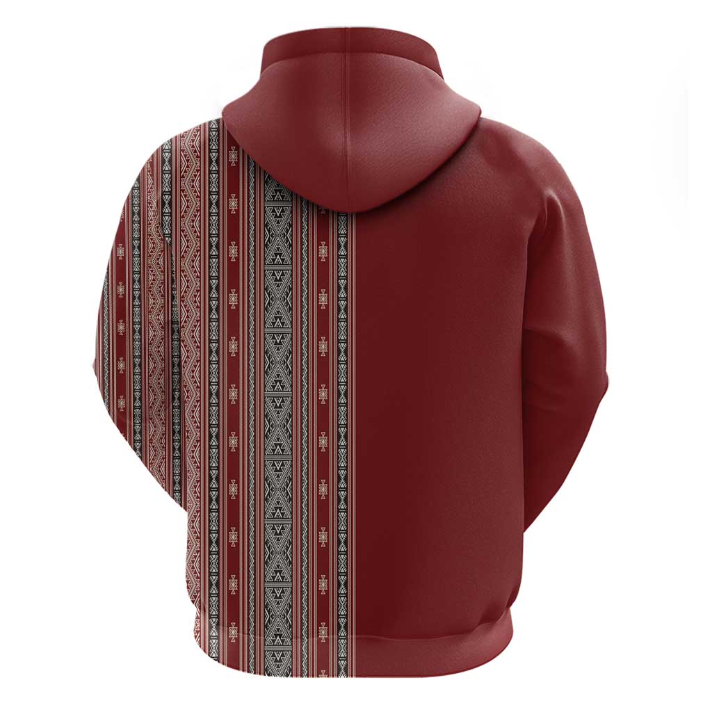 Tunisia Bakhnug Motif Hoodie Traditional Tunisian Embroidery Inspired - African Pride