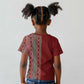Tunisia Bakhnug Motif Kid T shirt Traditional Tunisian Embroidery Inspired LT9
