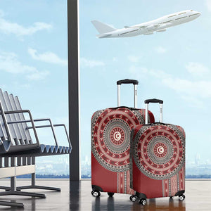 Tunisia Bakhnug Motif Luggage Cover Traditional Tunisian Embroidery Inspired - African Pride