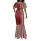 Tunisia Bakhnug Motif Mermaid Dress Traditional Tunisian Embroidery Inspired LT9