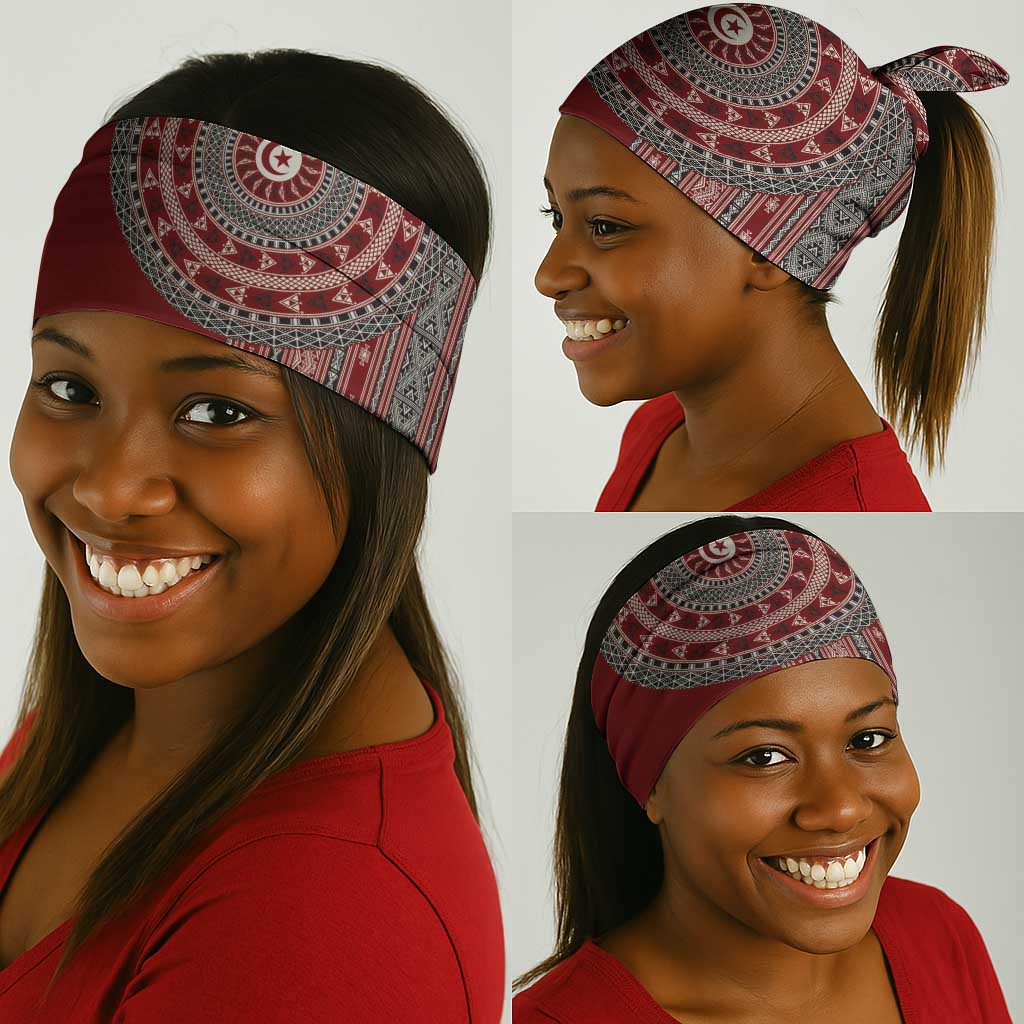 Tunisia Bakhnug Motif Neck Gaiter Traditional Tunisian Embroidery Inspired - African Pride