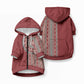 Tunisia Bakhnug Motif Pet Hoodie Traditional Tunisian Embroidery Inspired