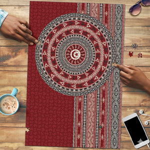 Tunisia Bakhnug Motif Puzzle Traditional Tunisian Embroidery Inspired - African Pride