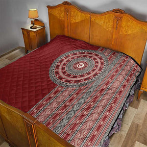 Tunisia Bakhnug Motif Quilt Traditional Tunisian Embroidery Inspired - African Pride