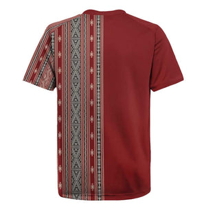 Tunisia Bakhnug Motif Rugby Jersey Traditional Tunisian Embroidery Inspired LT9