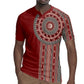 Tunisia Bakhnug Motif Rugby Jersey Traditional Tunisian Embroidery Inspired LT9