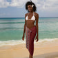Tunisia Bakhnug Motif Sarong Traditional Tunisian Embroidery Inspired - African Pride