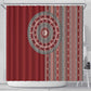 Tunisia Bakhnug Motif Shower Curtain Traditional Tunisian Embroidery Inspired - African Pride