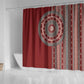 Tunisia Bakhnug Motif Shower Curtain Traditional Tunisian Embroidery Inspired - African Pride