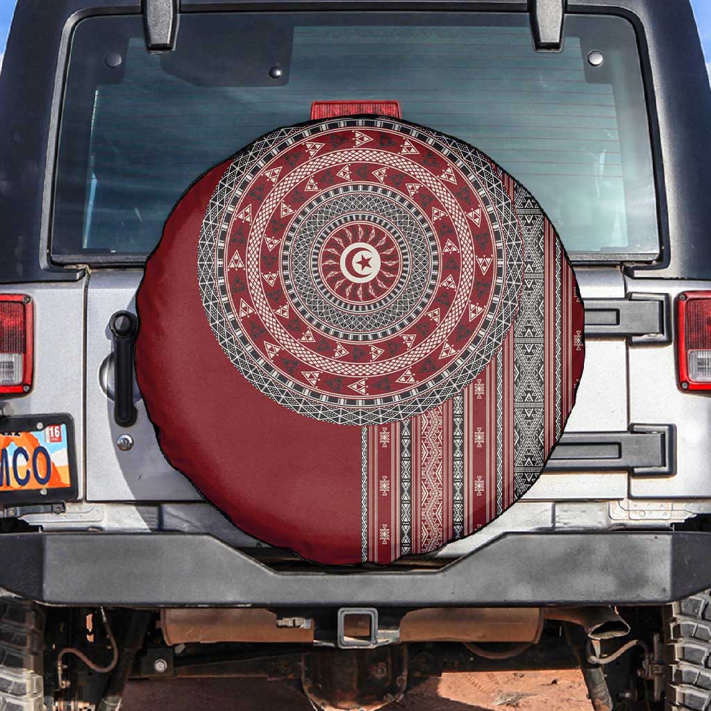 Tunisia Bakhnug Motif Spare Tire Cover Traditional Tunisian Embroidery Inspired - African Pride