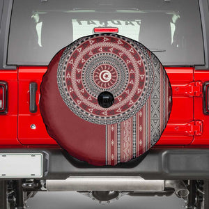 Tunisia Bakhnug Motif Spare Tire Cover Traditional Tunisian Embroidery Inspired - African Pride