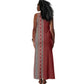 Tunisia Bakhnug Motif Tank Maxi Dress Traditional Tunisian Embroidery Inspired - African Pride