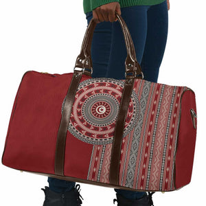 Tunisia Bakhnug Motif Travel Bag Traditional Tunisian Embroidery Inspired - African Pride