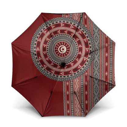 Tunisia Bakhnug Motif Umbrella Traditional Tunisian Embroidery Inspired - African Pride