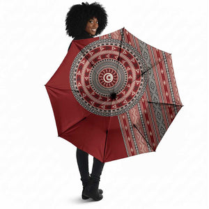 Tunisia Bakhnug Motif Umbrella Traditional Tunisian Embroidery Inspired - African Pride