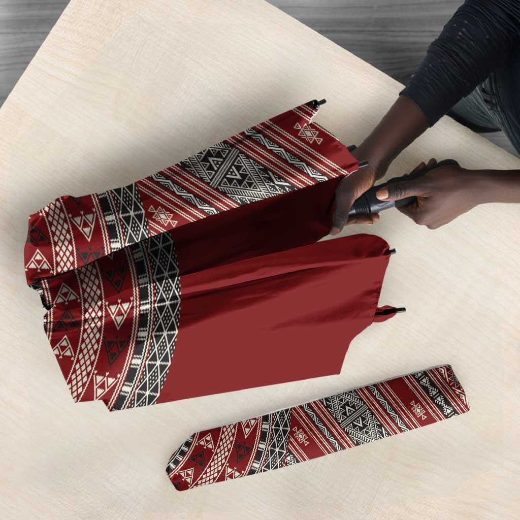 Tunisia Bakhnug Motif Umbrella Traditional Tunisian Embroidery Inspired - African Pride