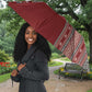 Tunisia Bakhnug Motif Umbrella Traditional Tunisian Embroidery Inspired - African Pride