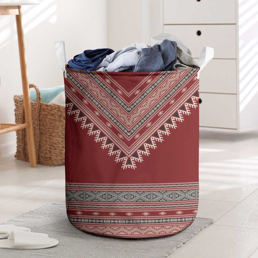 Tunisian Embroidery Pattern Laundry Basket - African Pride