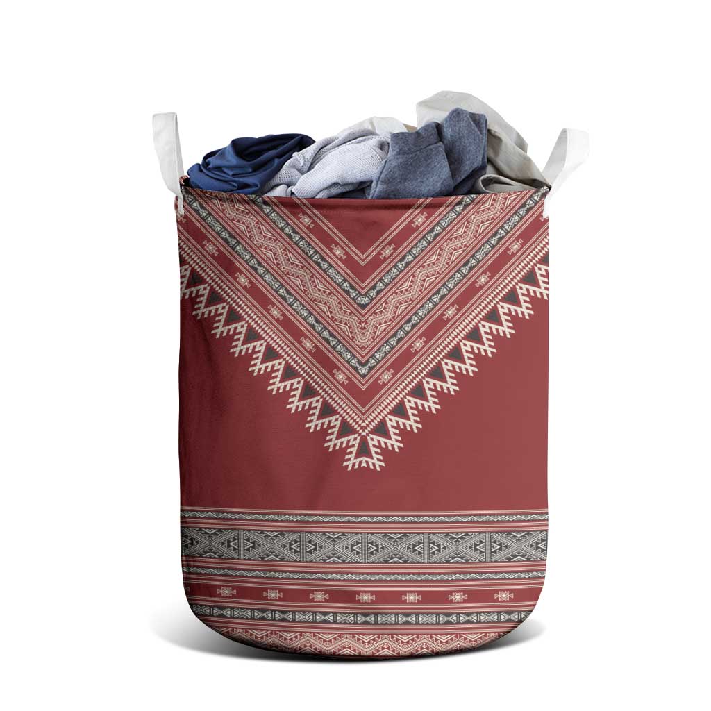 Tunisian Embroidery Pattern Laundry Basket - African Pride