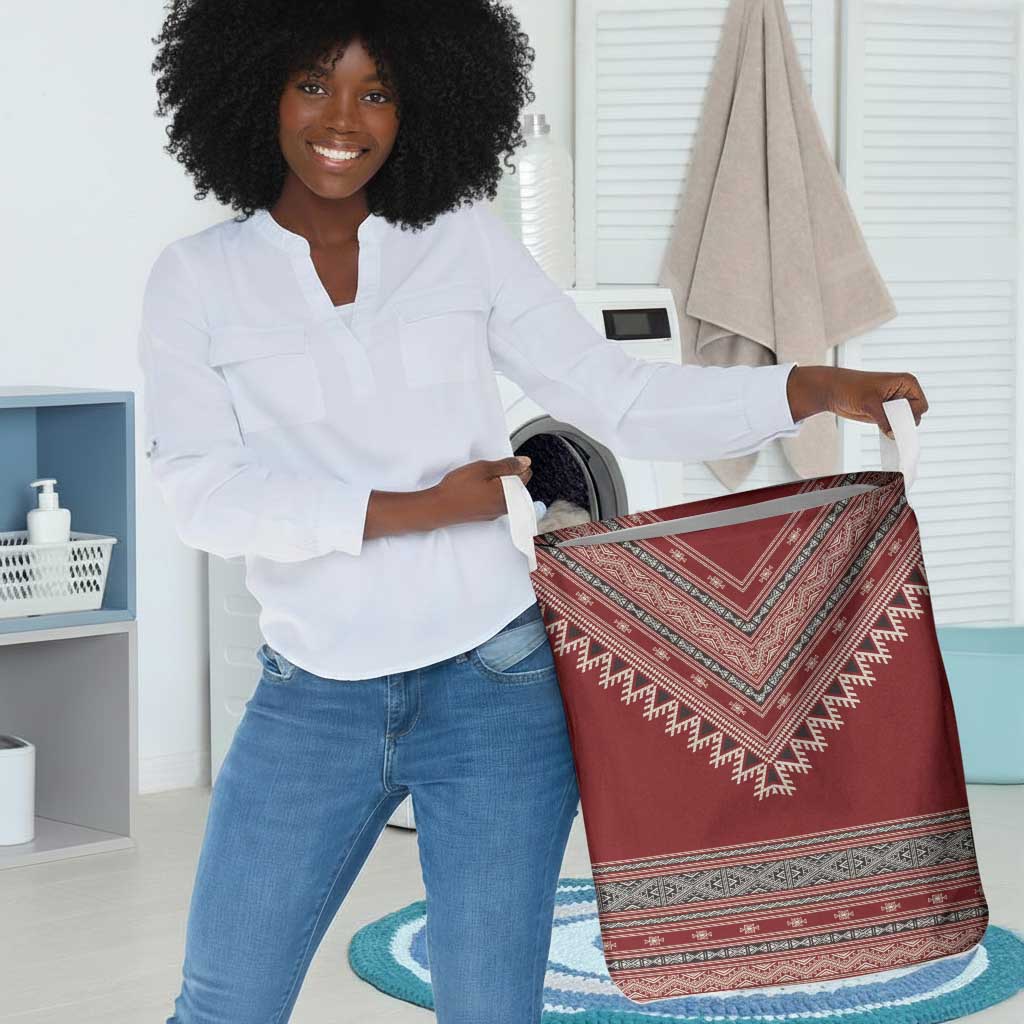 Tunisian Embroidery Pattern Laundry Basket - African Pride