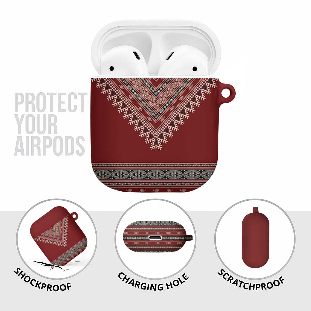 Tunisian Embroidery Pattern AirPods Case - African Pride