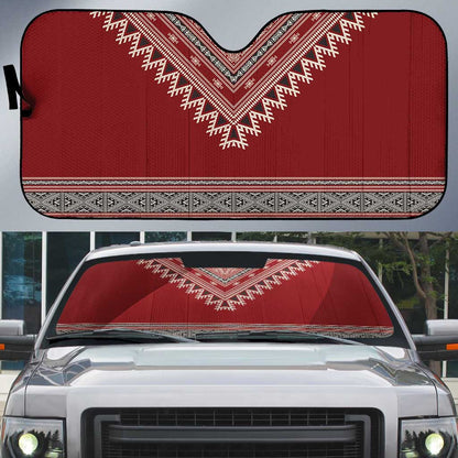 Tunisian Embroidery Pattern Auto Sun Shade - African Pride