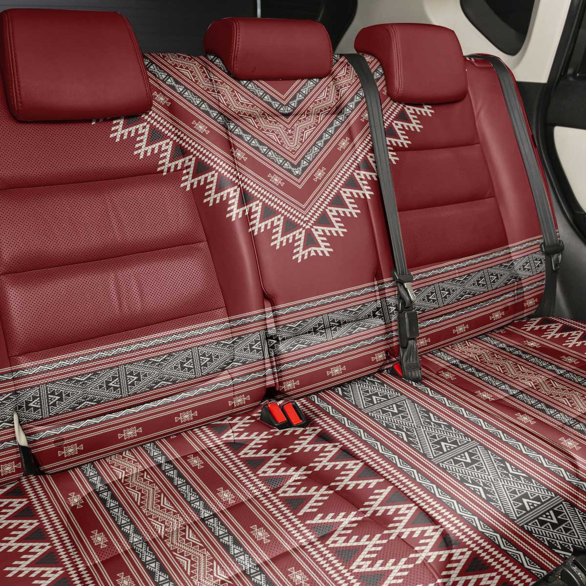 Tunisian Embroidery Pattern Back Car Seat Cover - African Pride