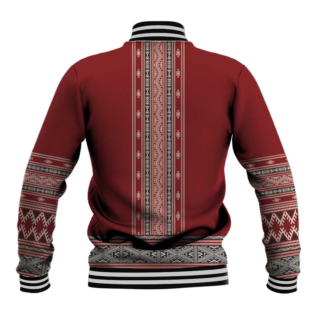 Tunisian Embroidery Pattern Baseball Jacket - African Pride
