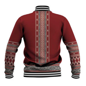 Tunisian Embroidery Pattern Baseball Jacket - African Pride