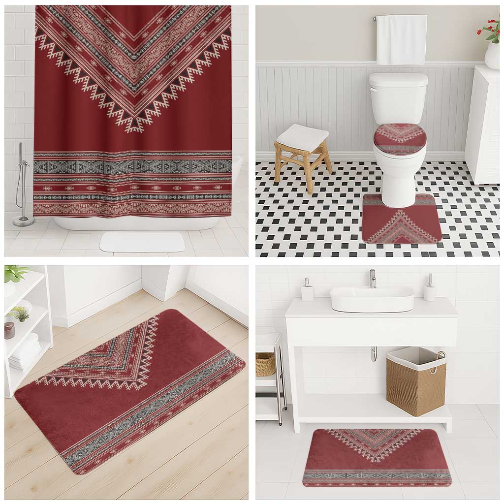 Tunisian Embroidery Pattern Bathroom Set - African Pride