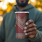 Tunisian Embroidery Pattern 4 in 1 Can Cooler Tumbler - African Pride