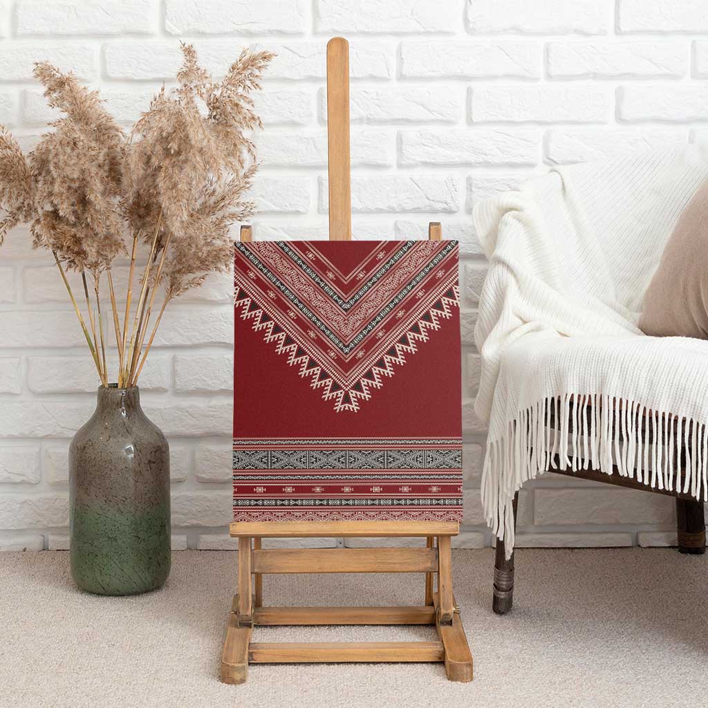 Tunisian Embroidery Pattern Canvas Wall Art - African Pride