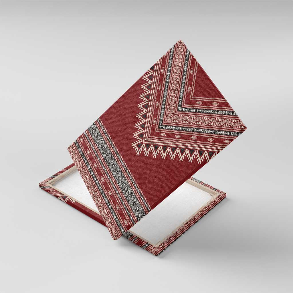Tunisian Embroidery Pattern Canvas Wall Art - African Pride