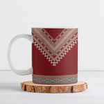 Tunisian Embroidery Pattern Ceramic Mug - African Pride