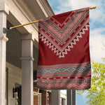 Tunisian Embroidery Pattern Garden Flag - African Pride
