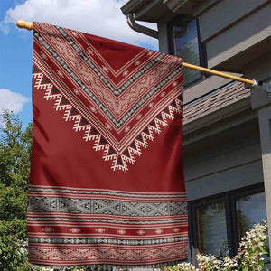 Tunisian Embroidery Pattern Garden Flag - African Pride