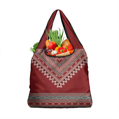 Tunisian Embroidery Pattern Grocery Bag - African Pride