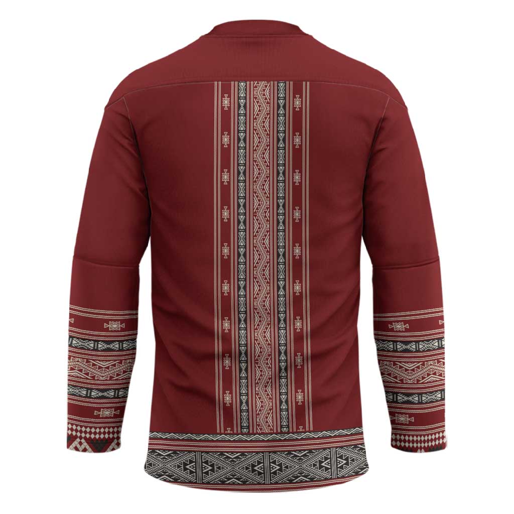 Tunisian Embroidery Pattern Hockey Jersey - African Pride