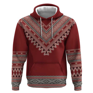 Tunisian Embroidery Pattern Hoodie - African Pride
