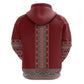Tunisian Embroidery Pattern Hoodie - African Pride