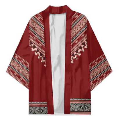 Tunisian Embroidery Pattern Kimono - African Pride