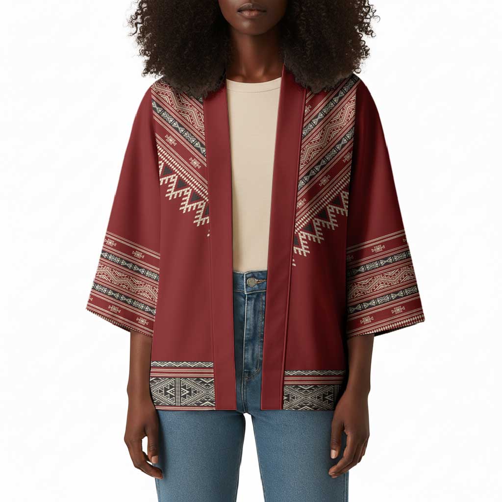 Tunisian Embroidery Pattern Kimono - African Pride